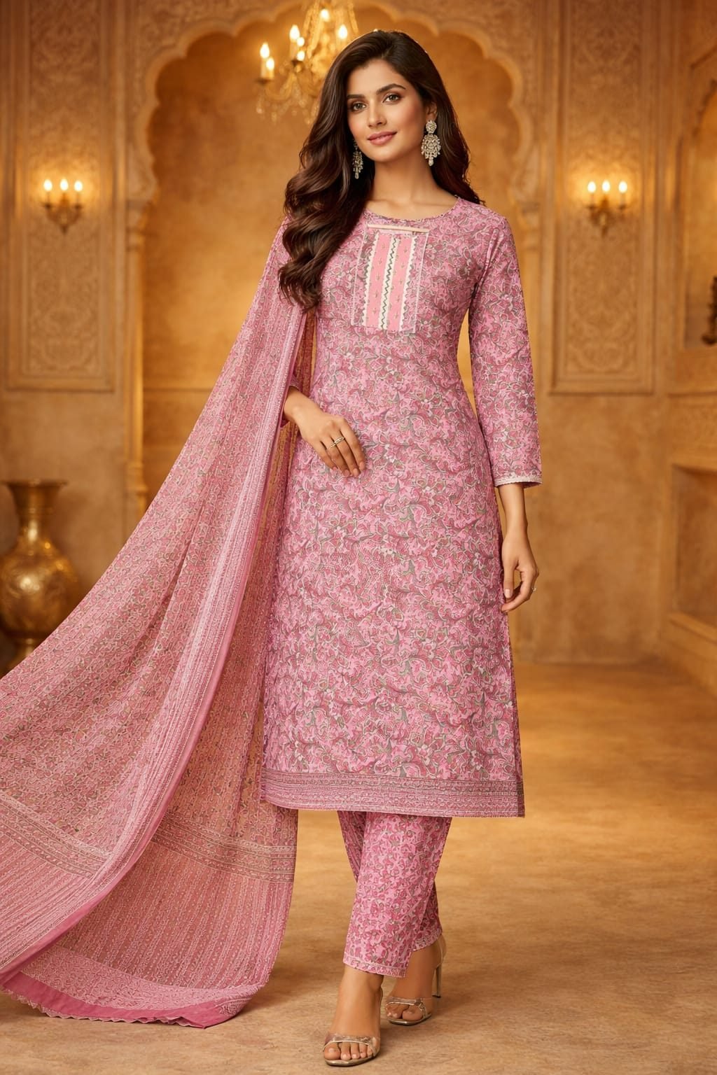 💖 Premium Cotton Suit for Women with Dupatta 💖